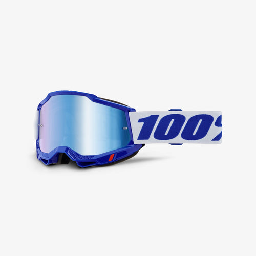 100% Accuri 2 Goggle Blue Frame/Blue Mirror Lens