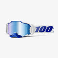 100% Armega Goggle Blue Frame/Blue Mirror Lens