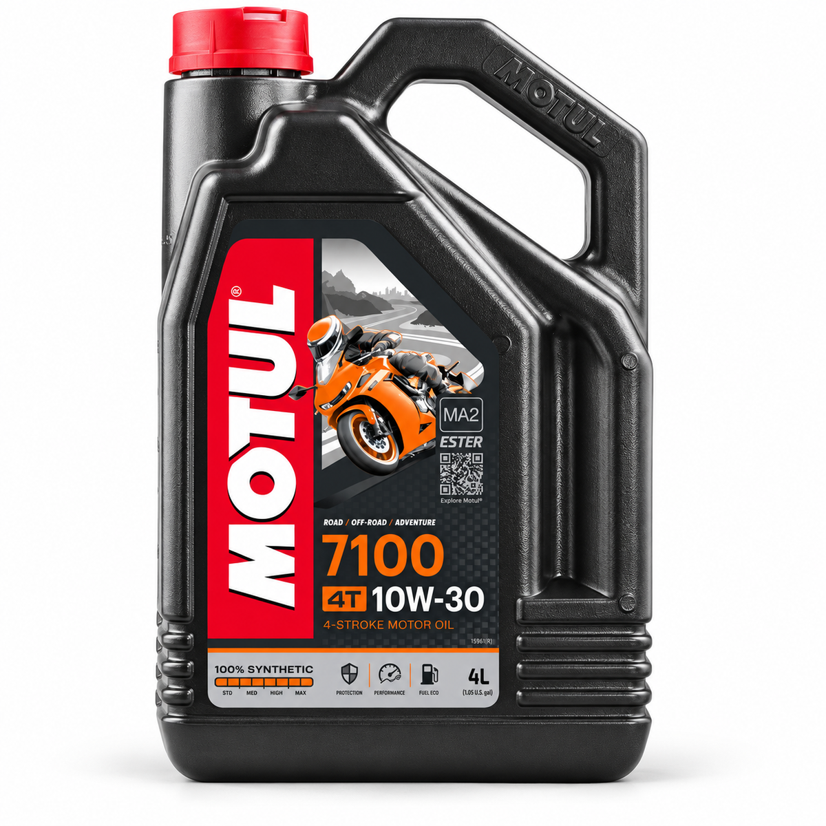 Motul 7100 Full Synthetic 4-Stroke Motor Oil 10W-30 4 Liter
