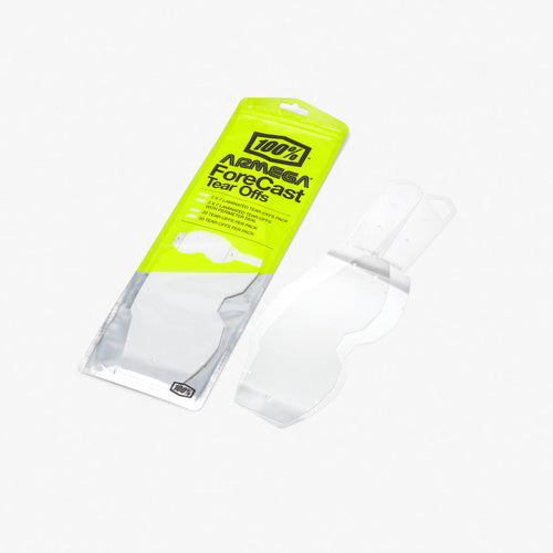 100% Accuri 2/Racecraft 2/Strata 2 Goggle Tear-Offs 14 Pack Laminated Clear