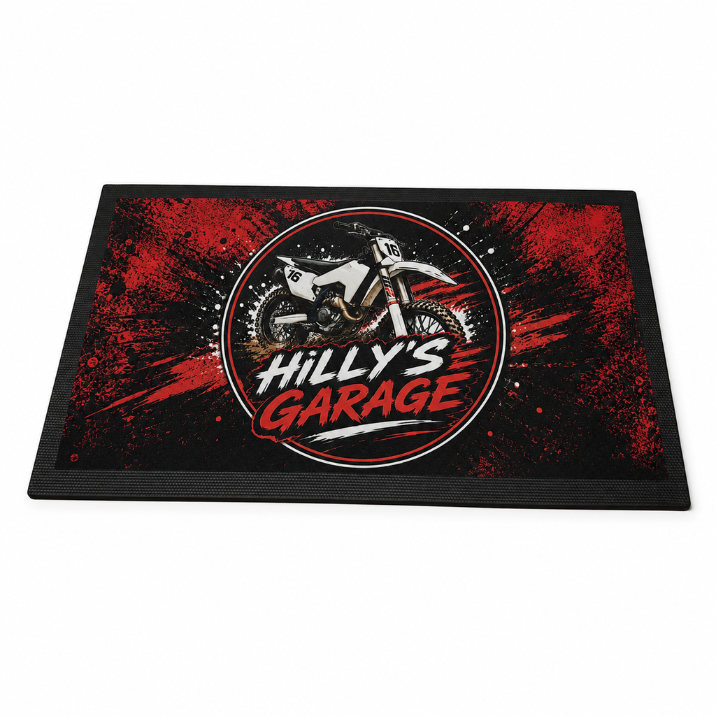 Custom MX Work Bench Mat – Your Name, Number & Design