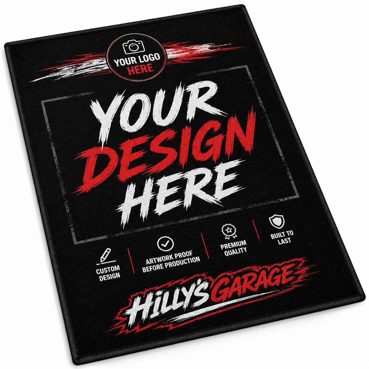 Custom Motocross Dirt Bike Pit Mat
