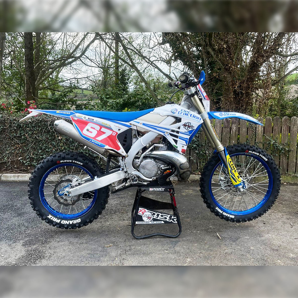 Plews Tyres - GRAND PRIX Intermediate / Soft - DEEP LUG - ENDURO Rear Tire