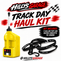 Hilly's Garage Track Day Haul Kit – Tuff Jug 5 Gallon + Matrix E-Series 1.5" Tie Downs