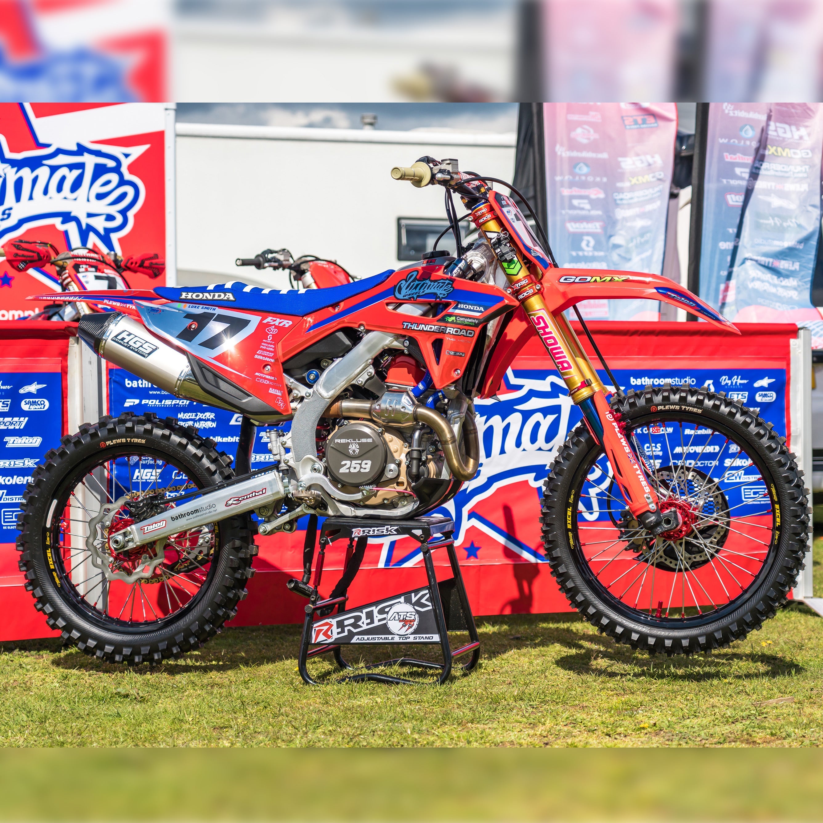 Plews Tyres - MX2 MATTERLY GP - Intermediate / Soft - All Terrain Motocross Rear Tire