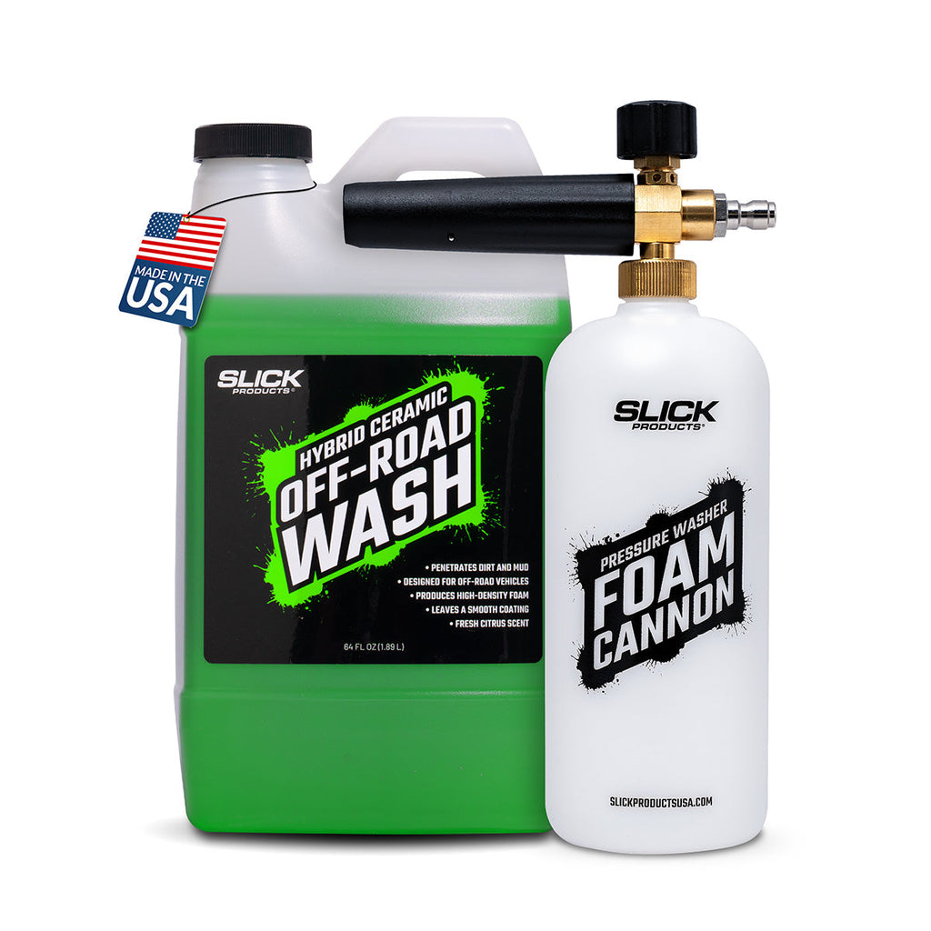 Slick Products Off-Road Wash + Foam Cannon Bundle