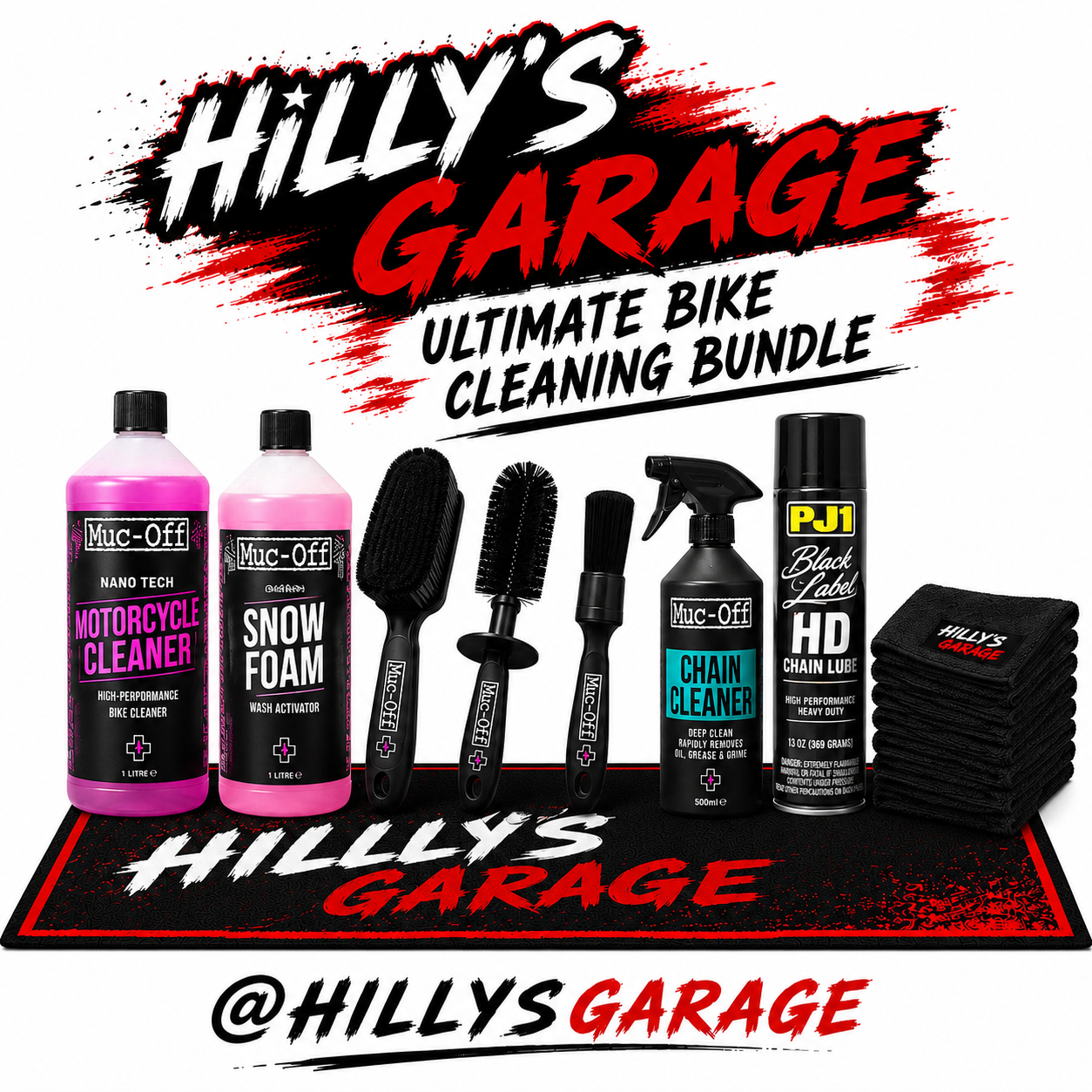 Hilly's Garage Ultimate Bike Cleaning Bundle