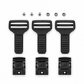 EVS RS9 Buckle Kit (3 Male/3 Female/Hardware) Black - One Size