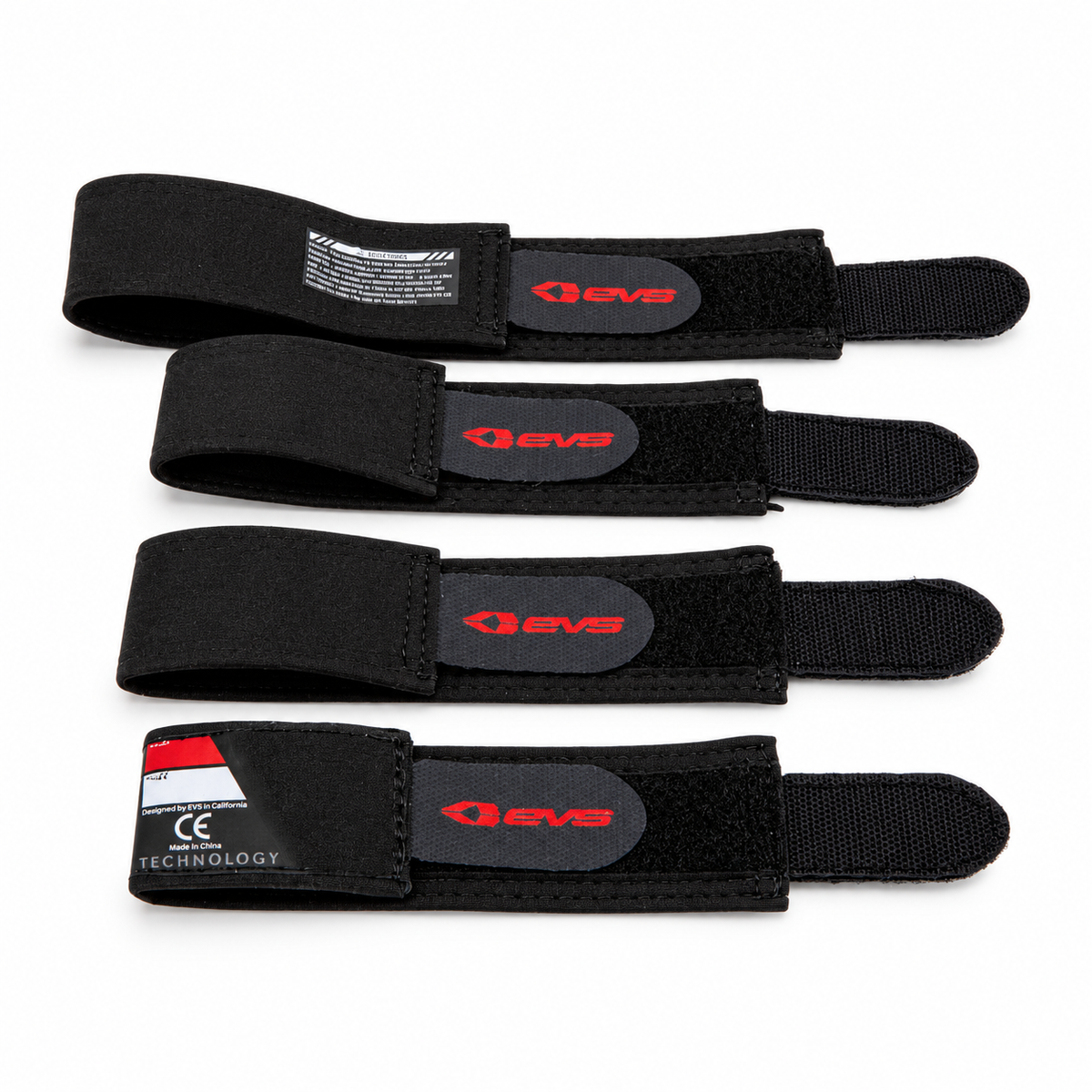 EVS RS9 Knee Brace Replacement Straps Black - Medium