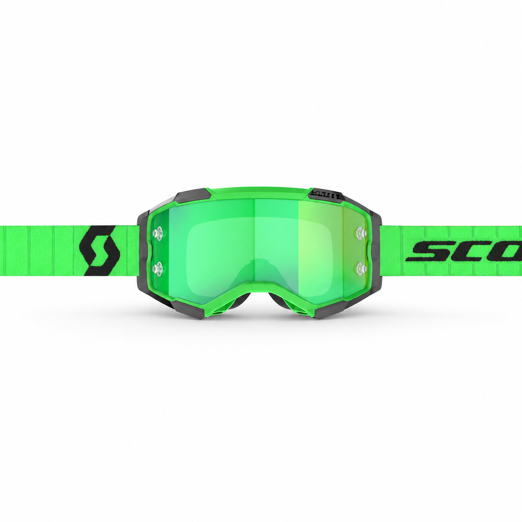 Scott Fury Goggle Green Chrome
