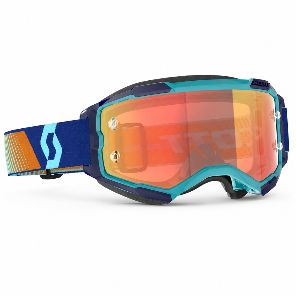 Scott Fury Goggle Royal Blue/Orange Chrome