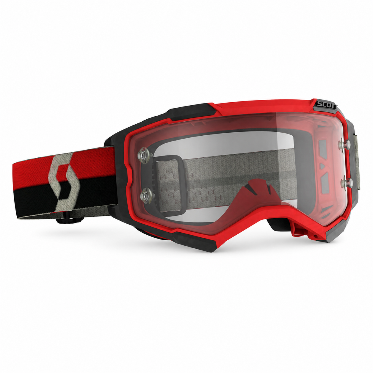 Scott Fury Goggle Red/Black Clear