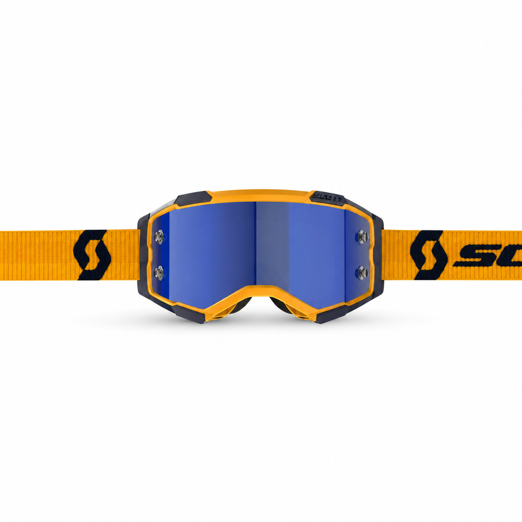 Scott Fury Goggle Dark Yellow/Dark Blue Chrome