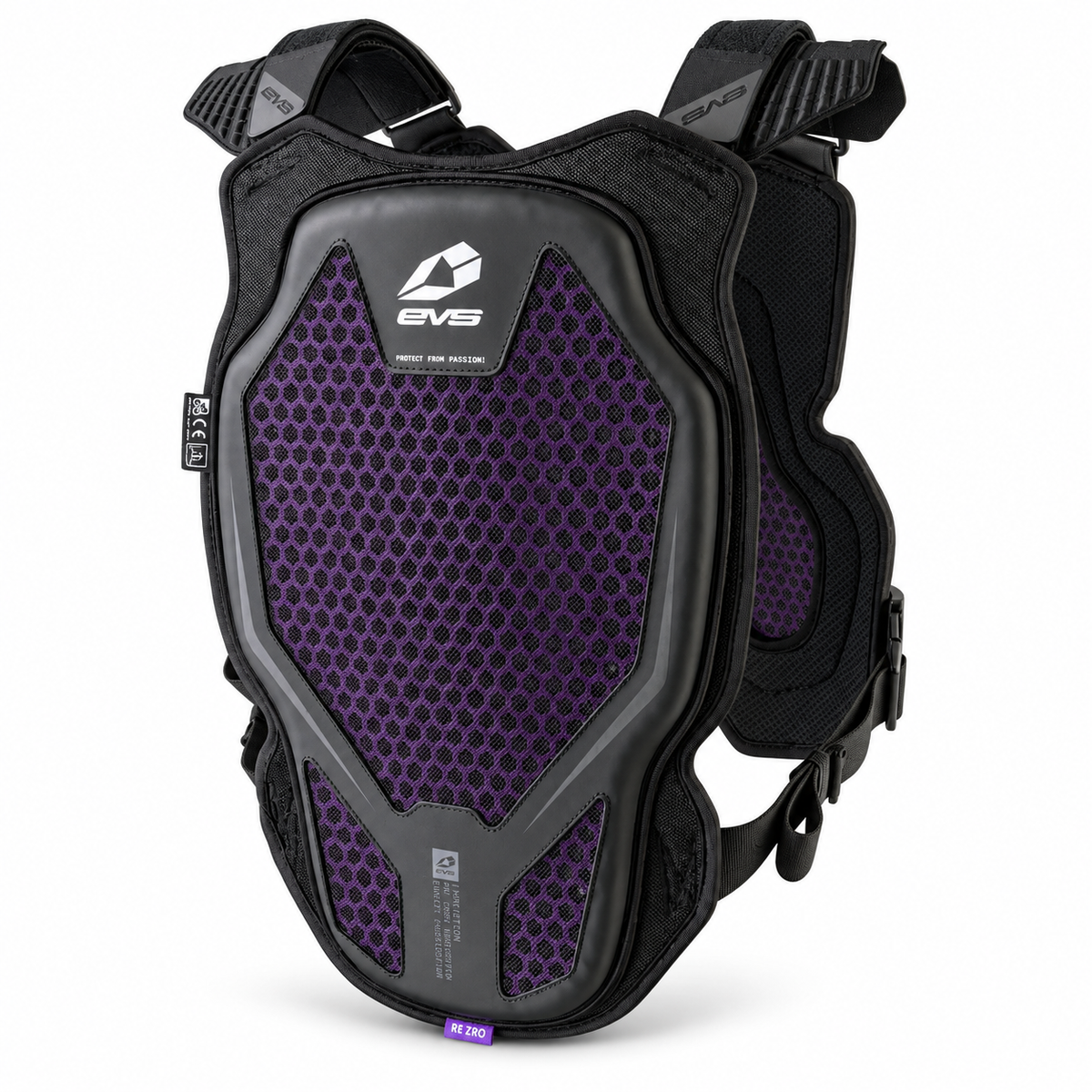 EVS Evo Chest Protector Youth W/ RE ZRO Black -Youth
