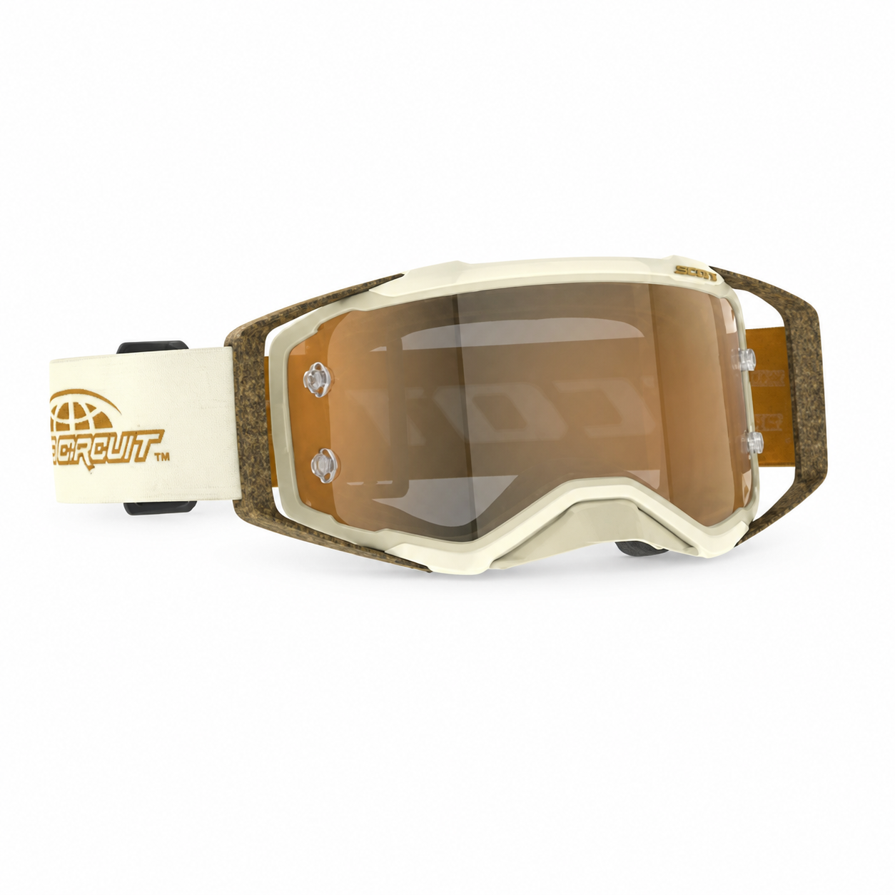 Scott Prospect Pro Circuit Goggle Beige/Brown Gold Chrome