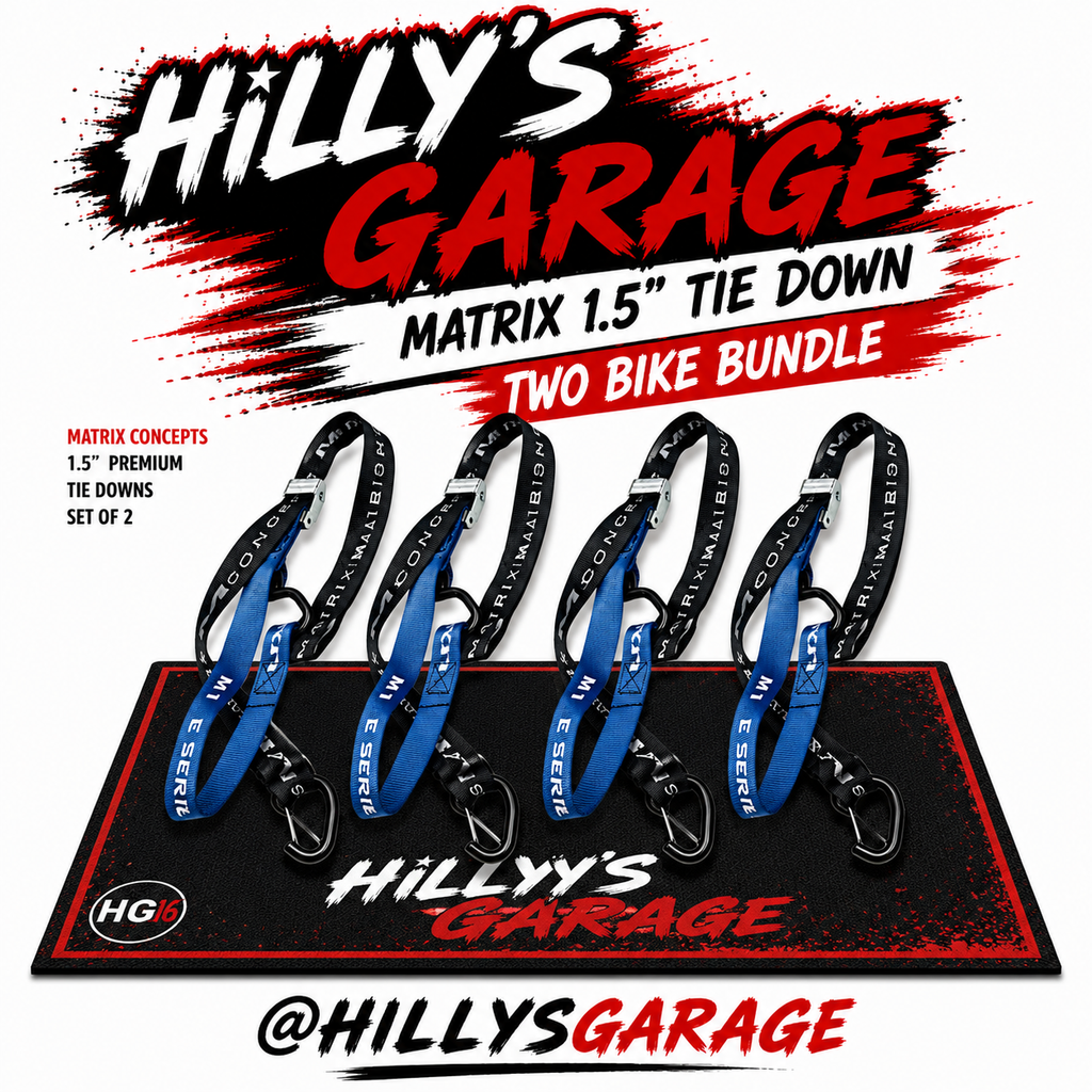 Matrix Concepts 1.5” Premium Two Bike Tie Down Bundle