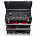 BikeMaster 3 Drawer Toolbox with 129 Piece Tool Set