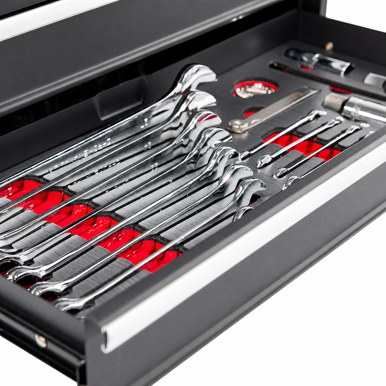 BikeMaster 3 Drawer Toolbox with 129 Piece Tool Set