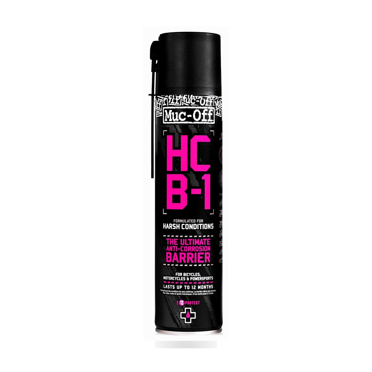 Muc-Off HCB-1 Harsh Conditions Barrier 400ML - Hilly's Garage white background product image