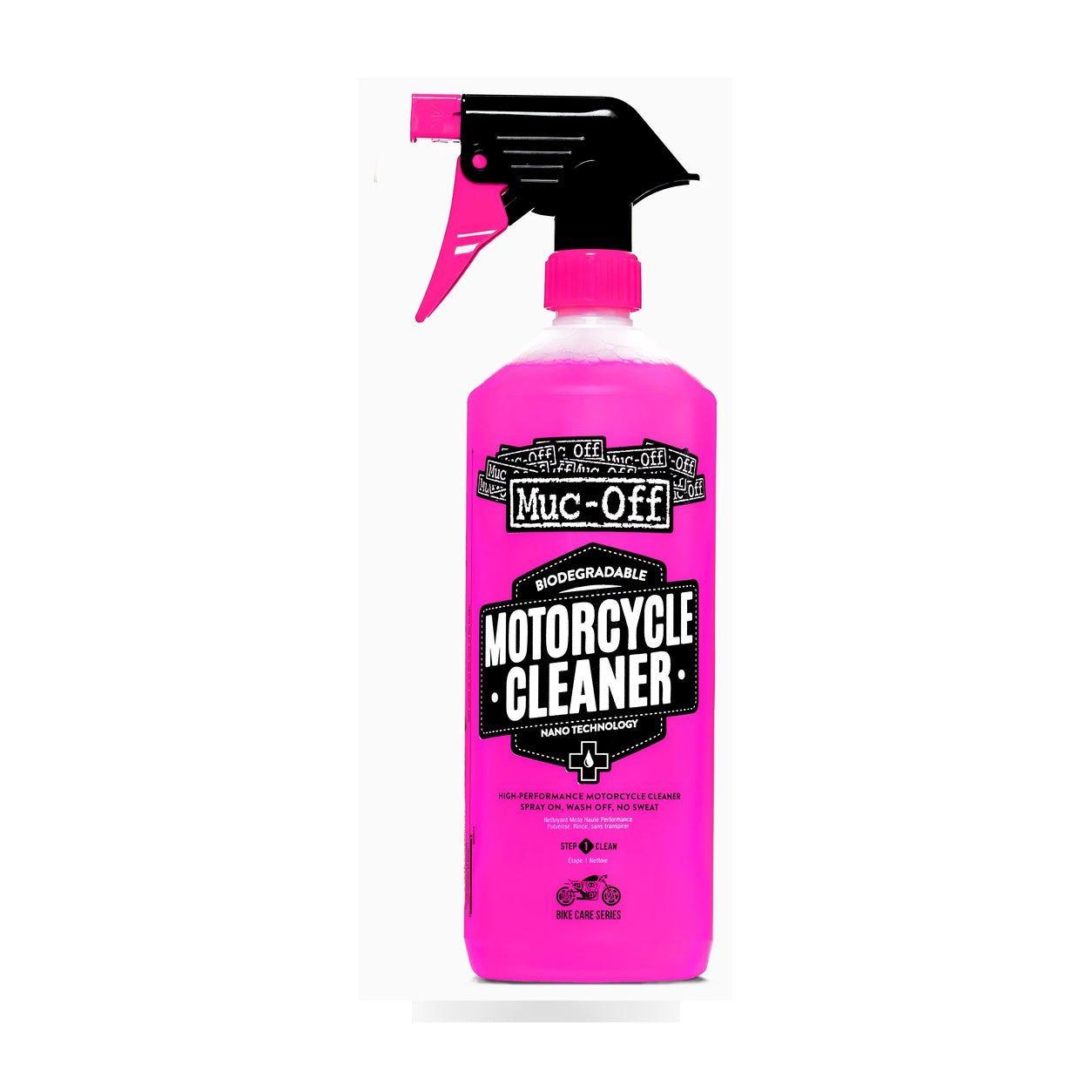 Muc-Off Nano Tech Motorcycle Cleaner 1 Liter - Hilly's Garage white background product image
