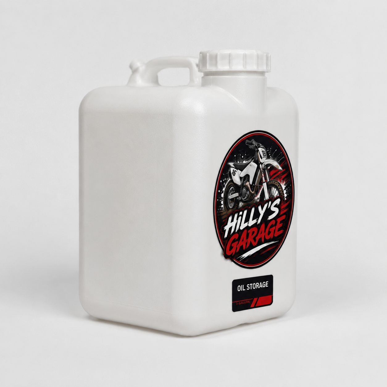 Hilly's Garage Oil/Water Storage Container 5 Gallon