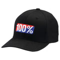 100% Classic X-Fit Stretch Fit Hat Large/X-Large Black