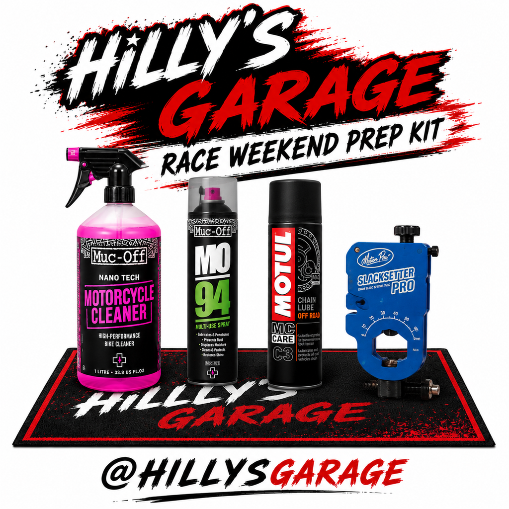 Hilly's Garage Race Weekend Prep Kit