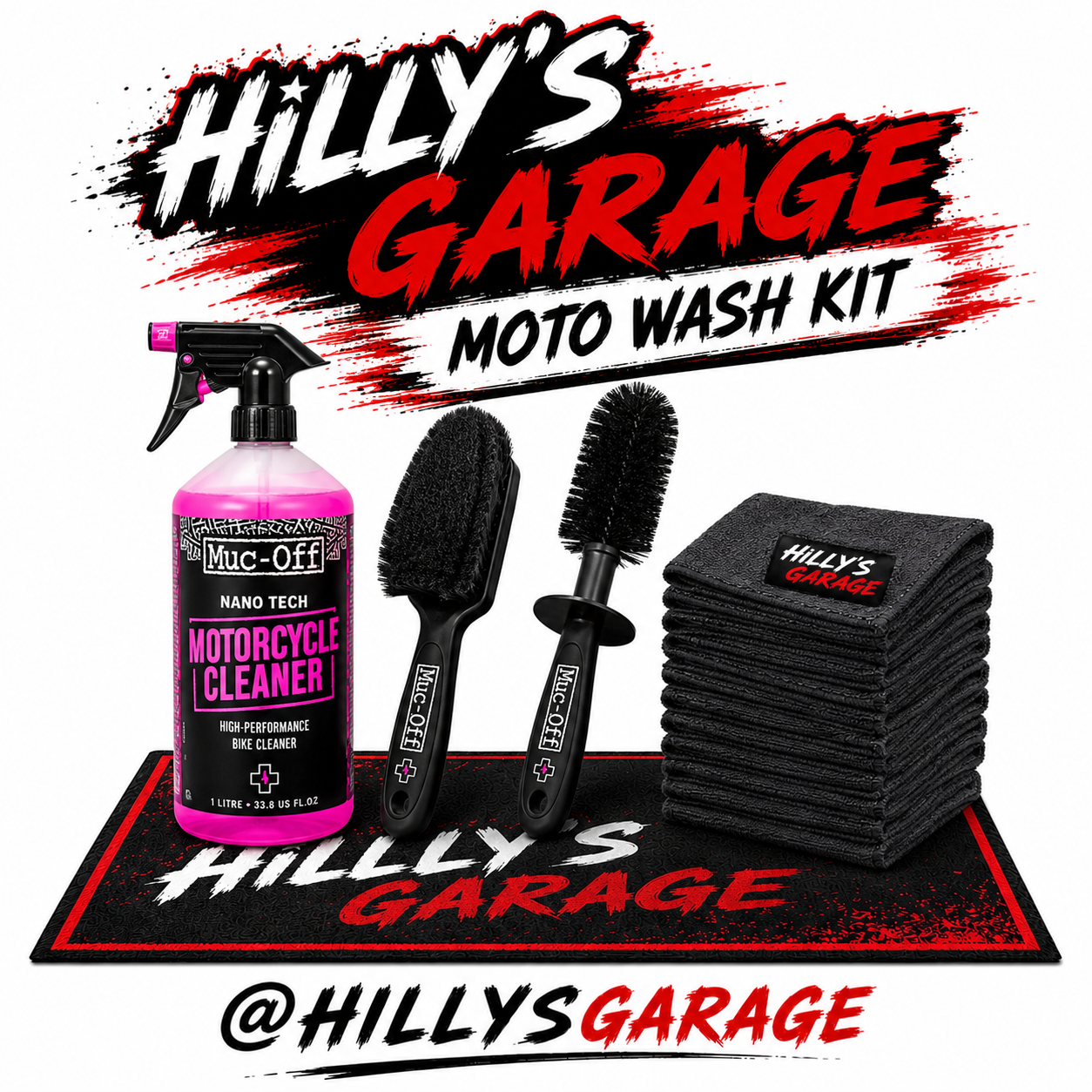 Hilly's Garage Moto Wash Kit